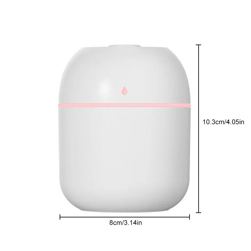 Mini Portable Air Humidifier - USB Water Drop Ultrasonic Mist Diffuser