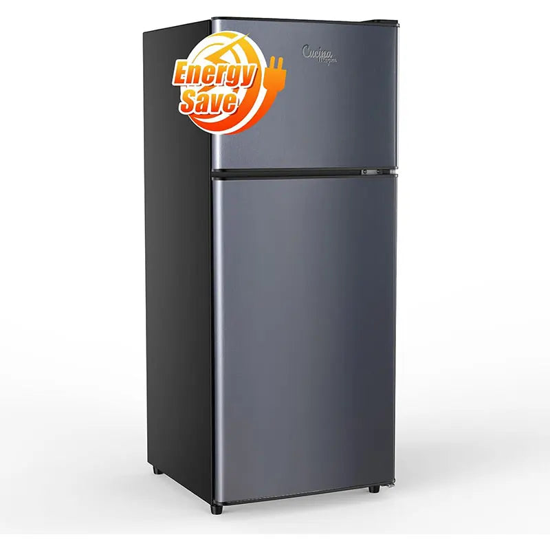 Mini Refrigerator 4.2 Cu.Ft - Compact Fridge with Freezer for Office Dorm