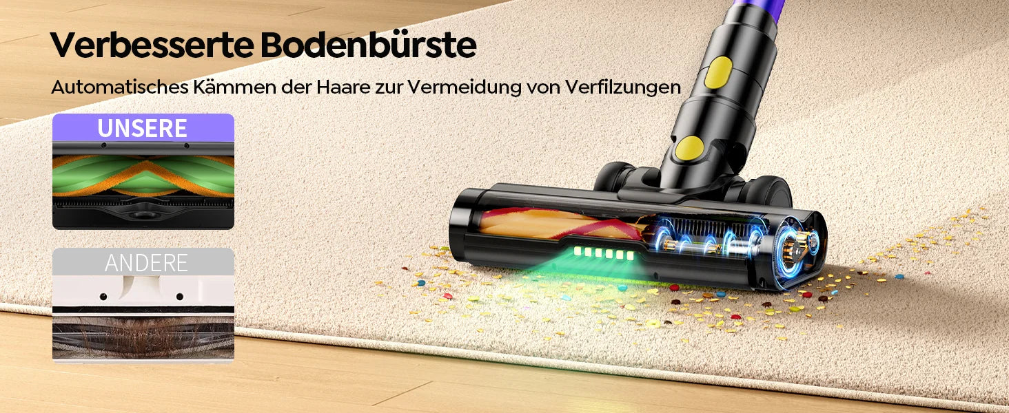 Laresar X11 Cordless Vacuum Cleaner - Wireless Stick Vacuum