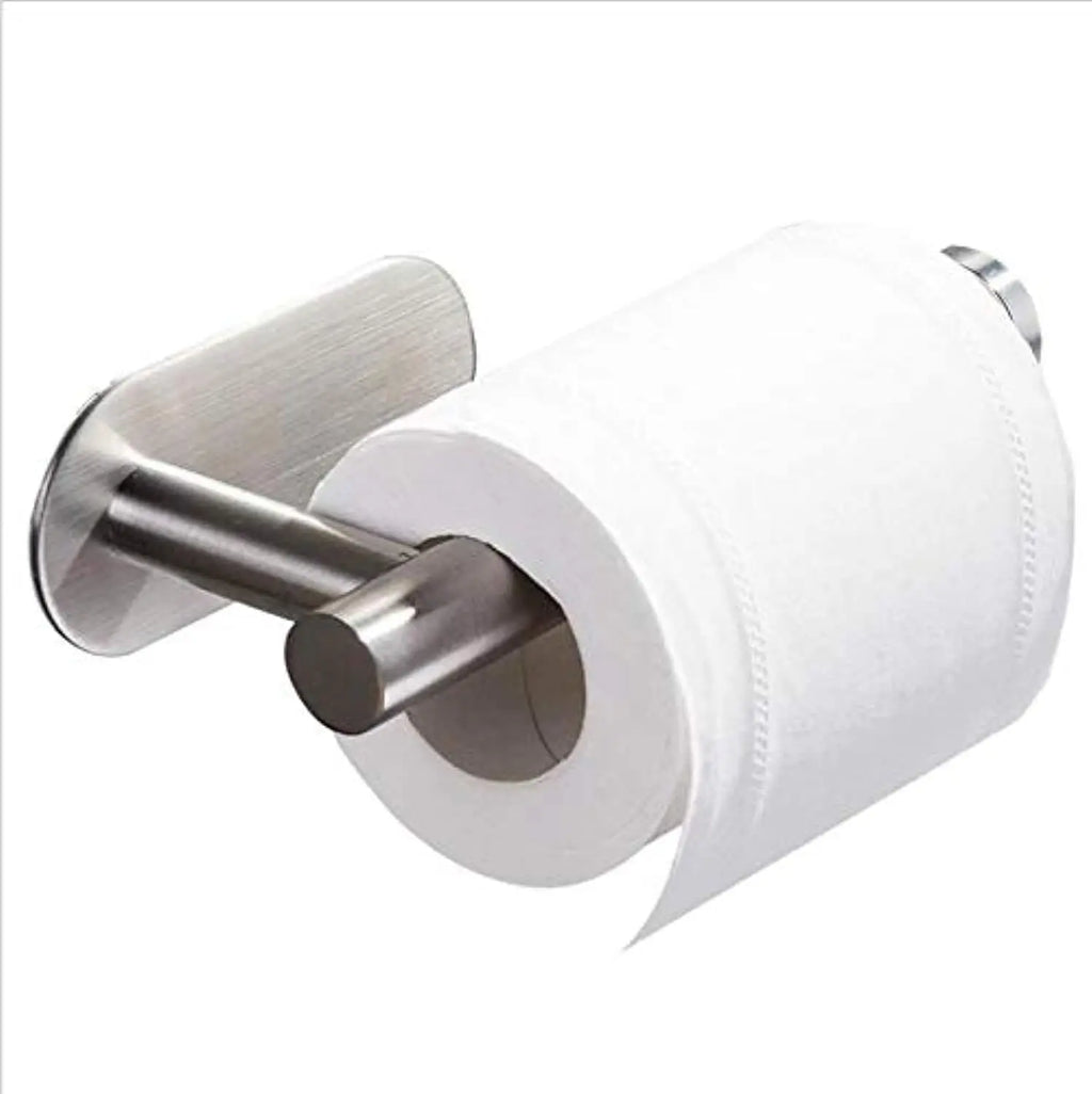 Toilet Paper Holder - Wall Mount Bathroom Tissue Dispenser with Shelf