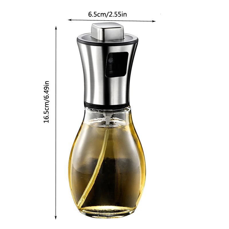 Oil Spray Bottle - Glass Cooking Sprayer for Air Fryer BBQ Baking