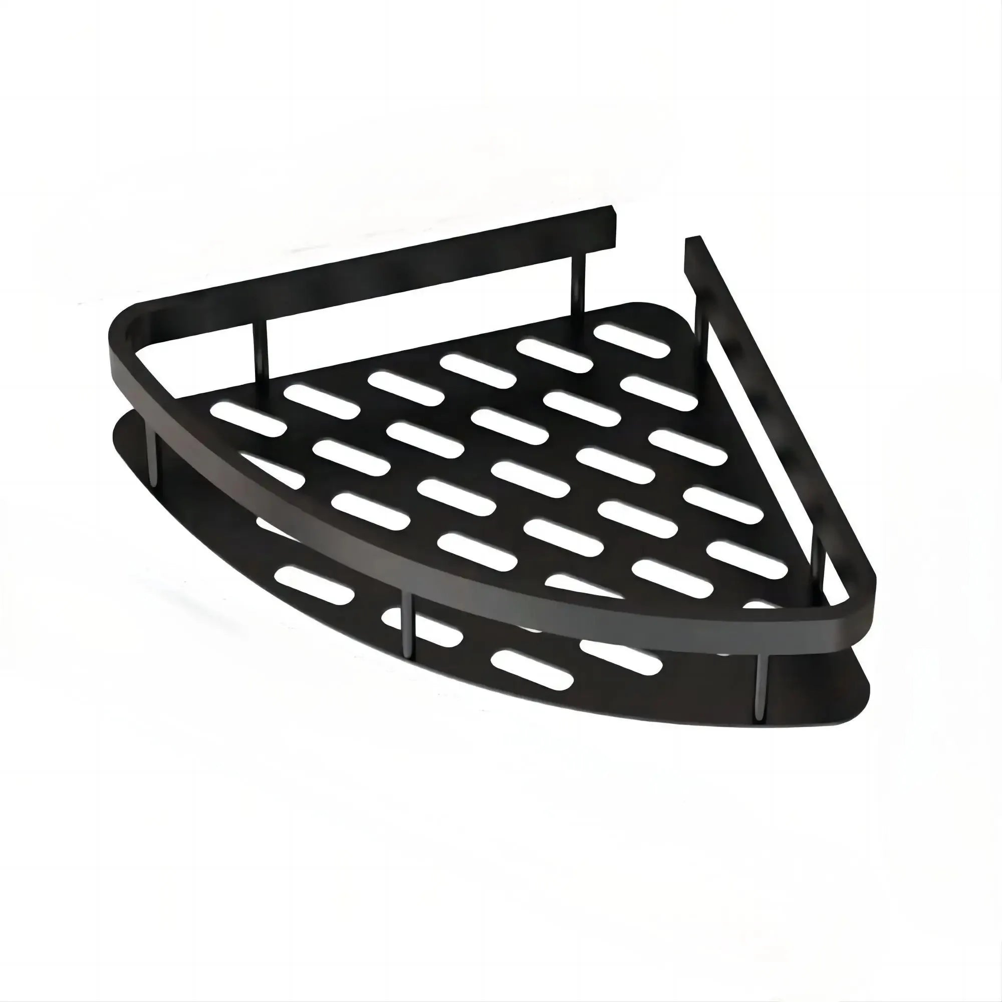 Triangle Bathroom Corner Shelf - Wall Mount Storage Organizer Rack