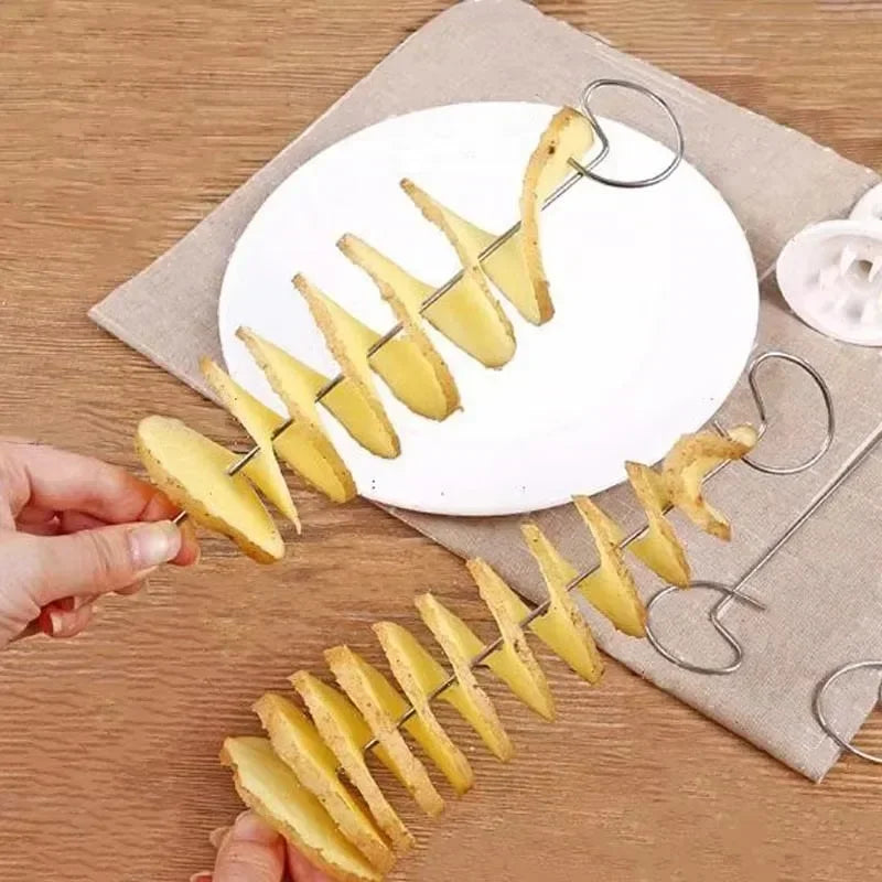 Potato Spiral Cutter - Tornado Slicer for Curly Fries and Vegetables