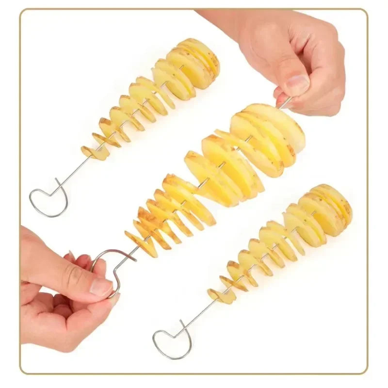 Potato Spiral Cutter - Tornado Slicer for Curly Fries and Vegetables