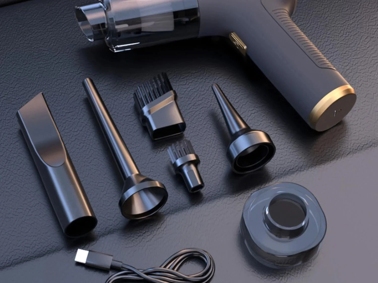 CENRR 98000PA Car Vacuum Cleaner - Cordless Handheld High Power