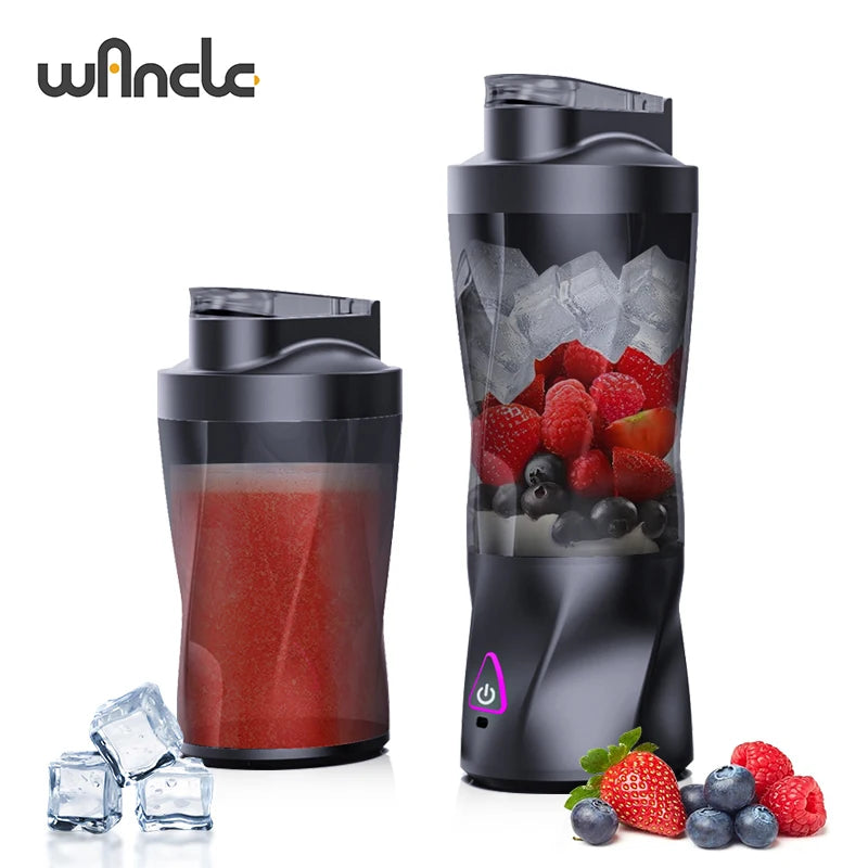 Portable Blender 700ML - USB Rechargeable Juicer for Smoothies Shakes