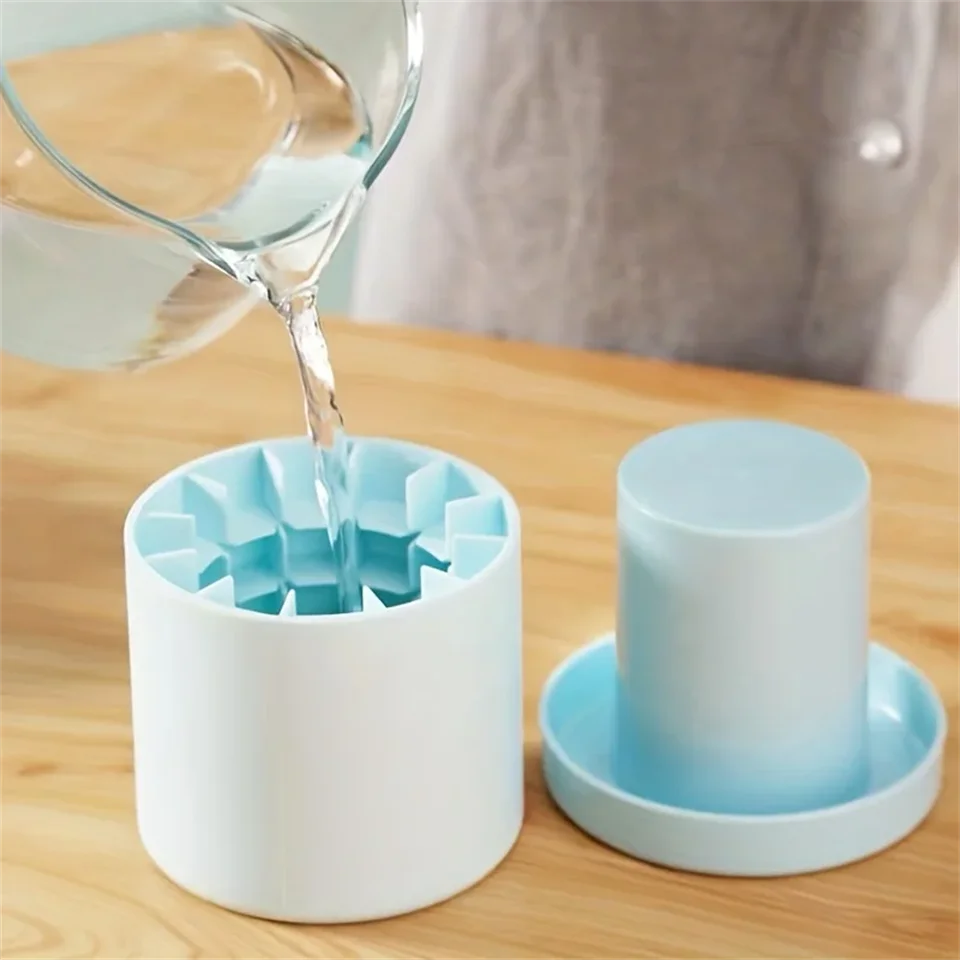 Food Grade Silicone Ice Cube Maker - Cylinder Ice Mold Tray