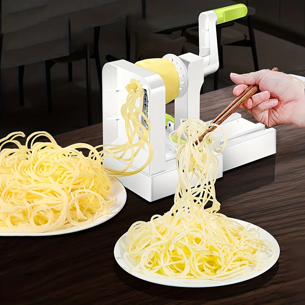 Stainless Steel Vegetable Spiralizer - Heavy Duty Veggie Pasta Maker
