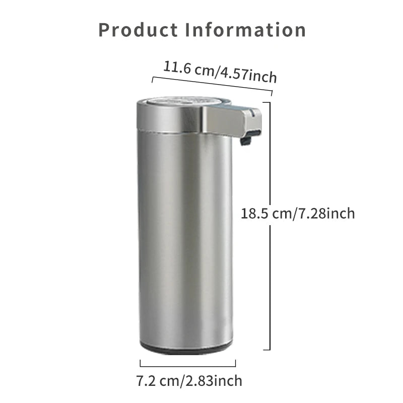 Automatic Soap Dispenser - Touchless Sensor Hand Sanitizer Stainless Steel