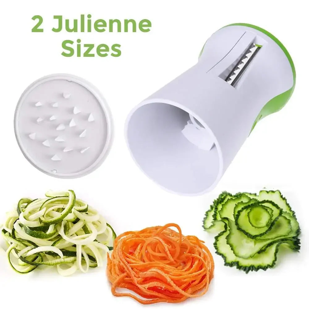 LMETJMA Spiralizer Vegetable Slicer - 5 Blade Zoodle Maker
