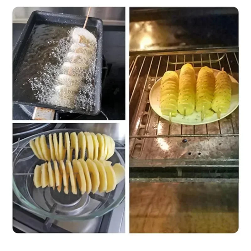 Potato Spiral Cutter - Tornado Slicer for Curly Fries and Vegetables
