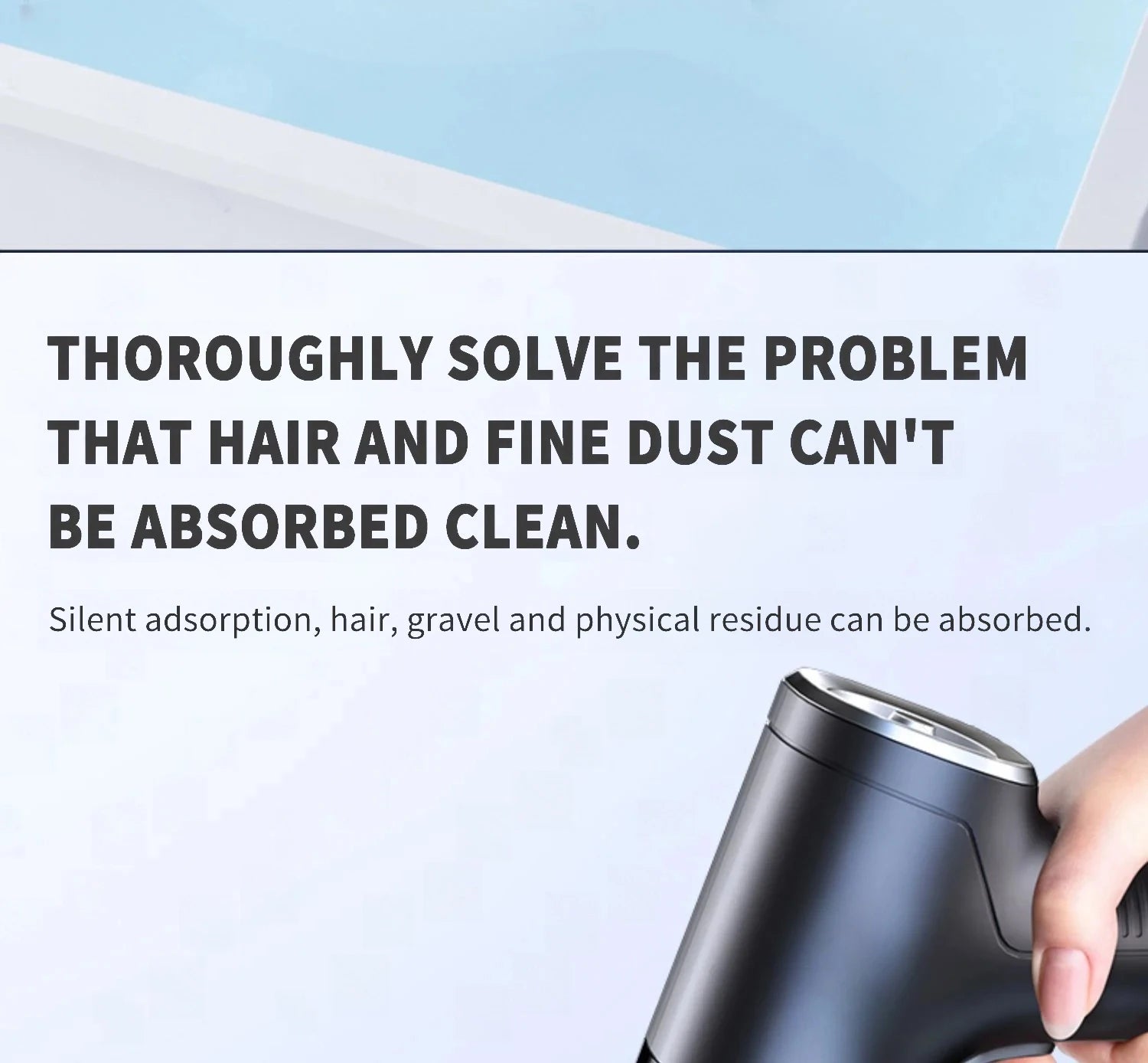 CENRR 98000PA Car Vacuum Cleaner - Cordless Handheld High Power