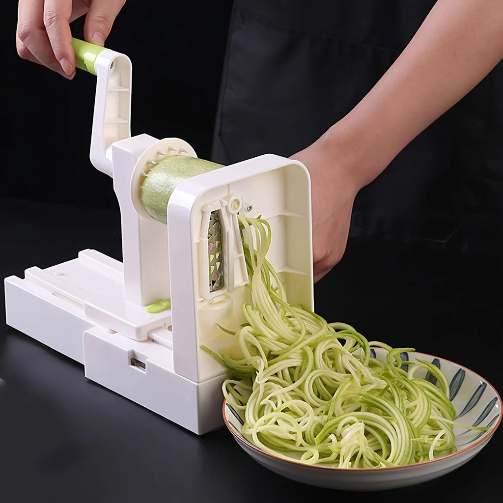 Stainless Steel Vegetable Spiralizer - Heavy Duty Veggie Pasta Maker