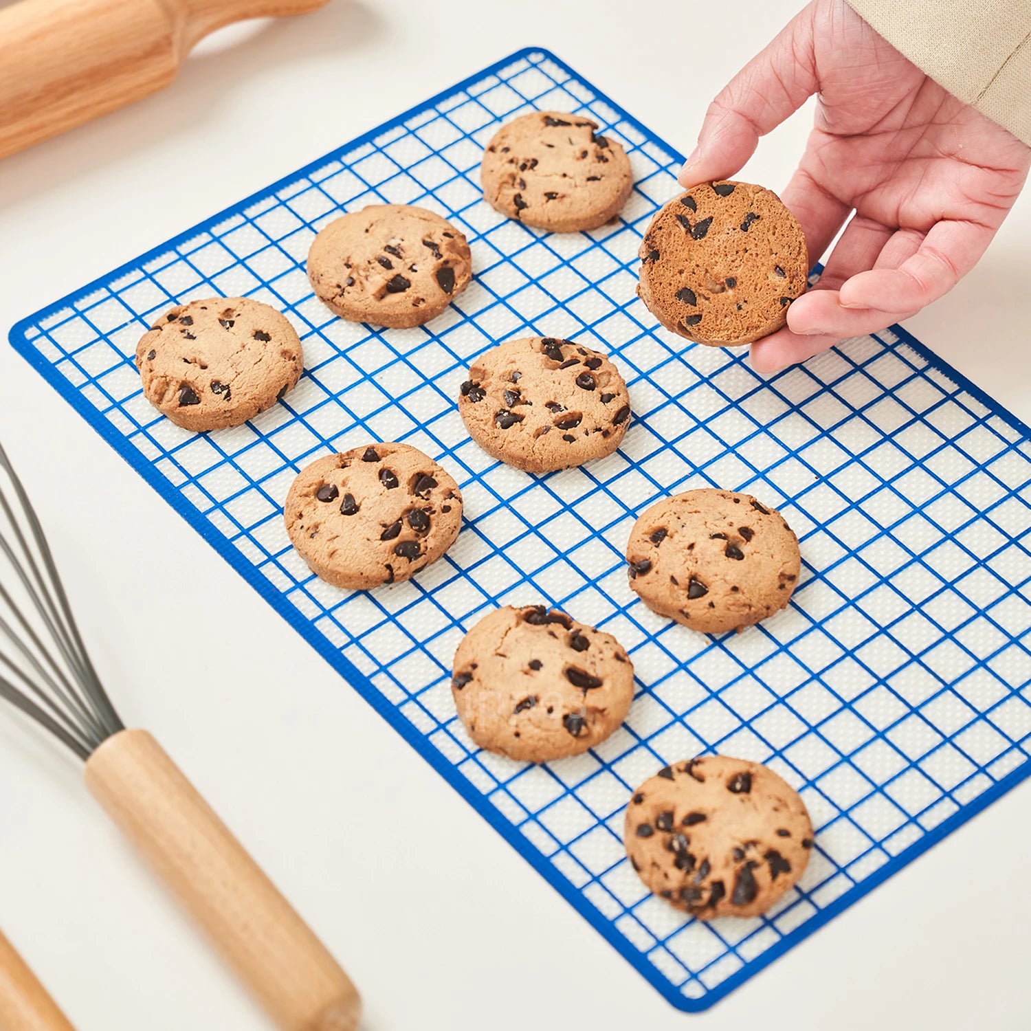 Silicone Baking Mats Set - Reusable Non-Stick Oven Liners