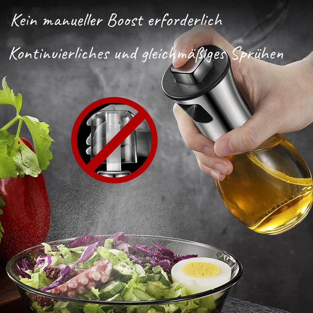 Oil Spray Bottle - Glass Cooking Sprayer for Air Fryer BBQ Baking