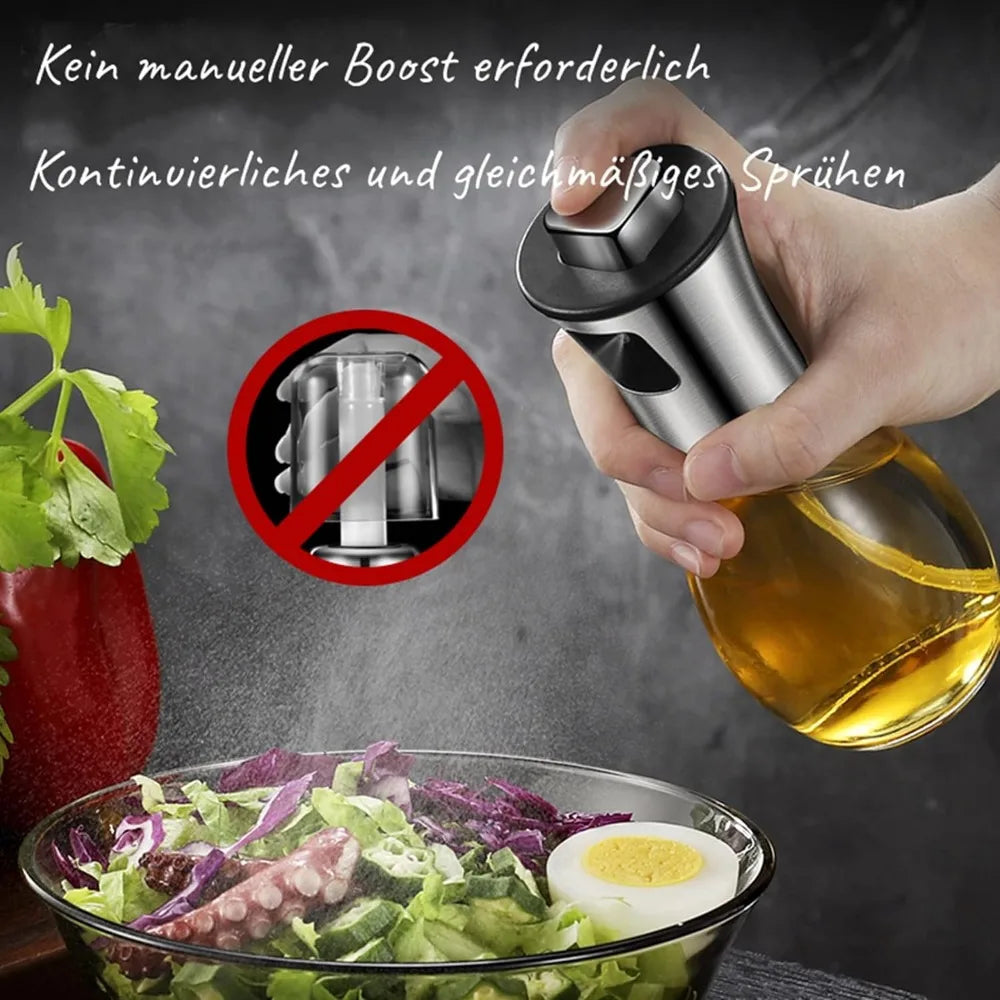 Oil Spray Bottle - Glass Cooking Sprayer for Air Fryer BBQ Baking