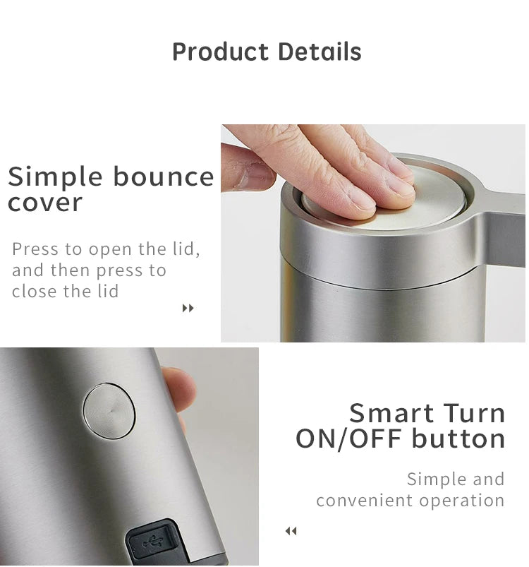 Automatic Soap Dispenser - Touchless Sensor Hand Sanitizer Stainless Steel