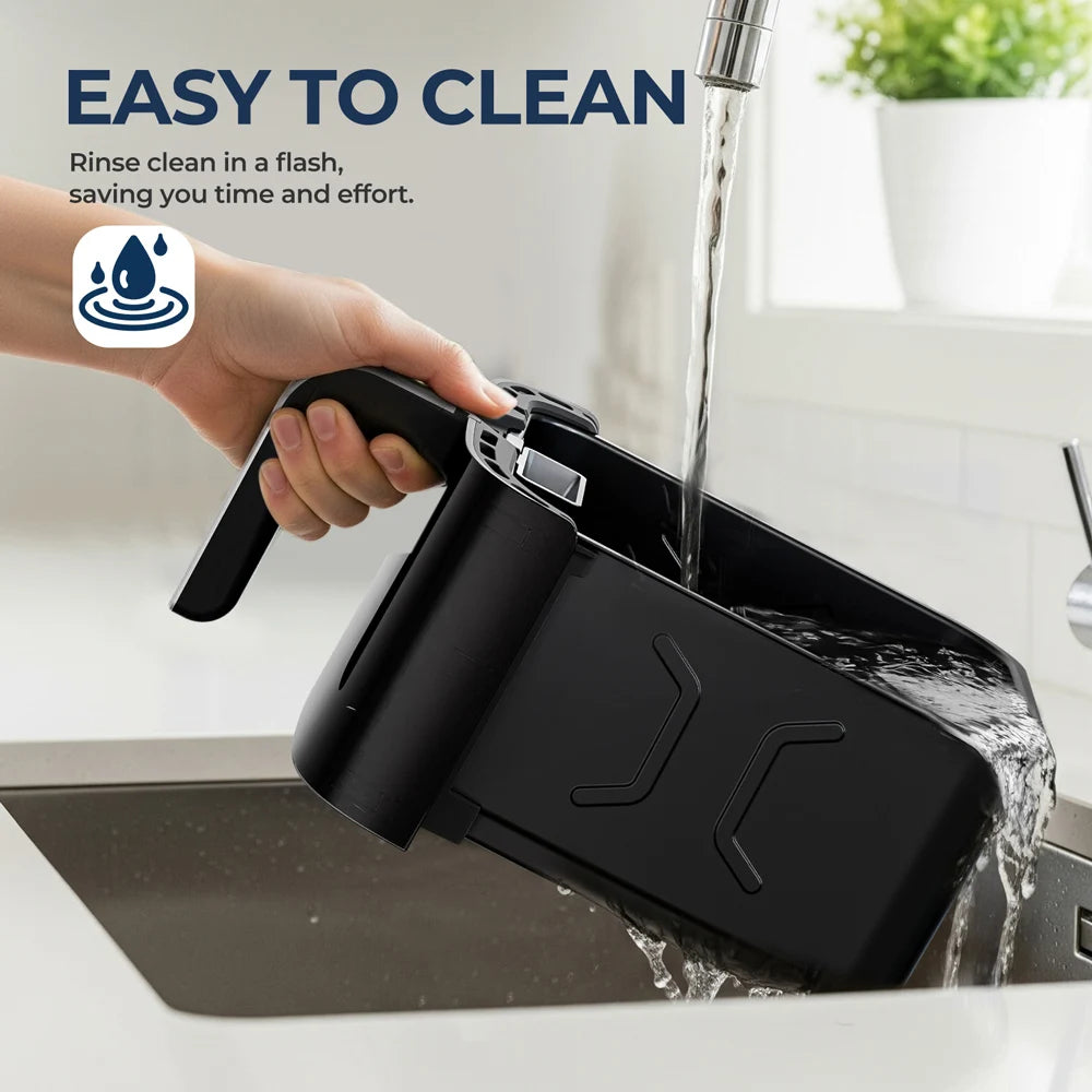 5L Air Fryer - Electric Oil-Free Fryer with Touch Control and Visible Window