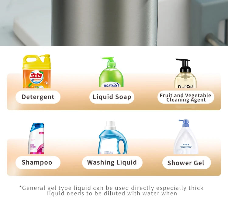 Automatic Soap Dispenser - Touchless Sensor Hand Sanitizer Stainless Steel