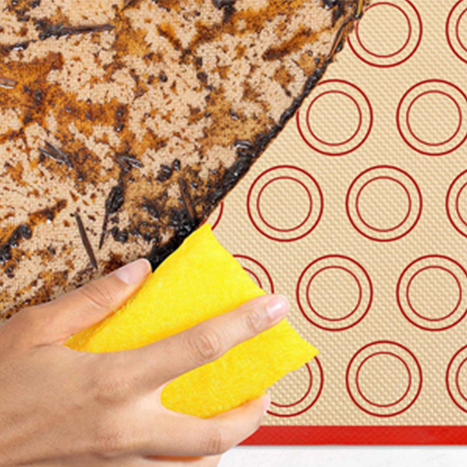 Silicone Baking Mat - Non-Stick Heat Resistant Cookie Sheet Liner