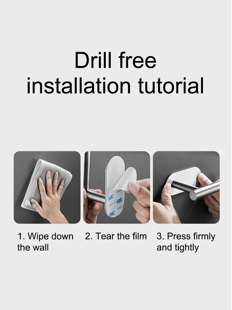 Toilet Paper Holder - Wall Mount Bathroom Tissue Dispenser with Shelf