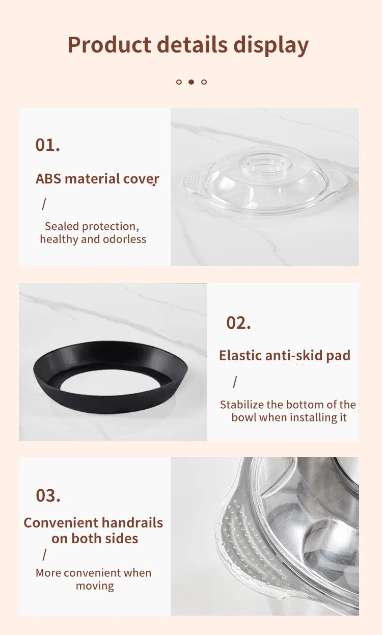 5L Electric Food Chopper - Vegetable Processor Meat Grinder Mixer