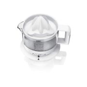 Exprimidor - Braun Tribute Collection CJ3000WH, 20 W, 0,35 L, Apto para Lavavajillas, Blanco
